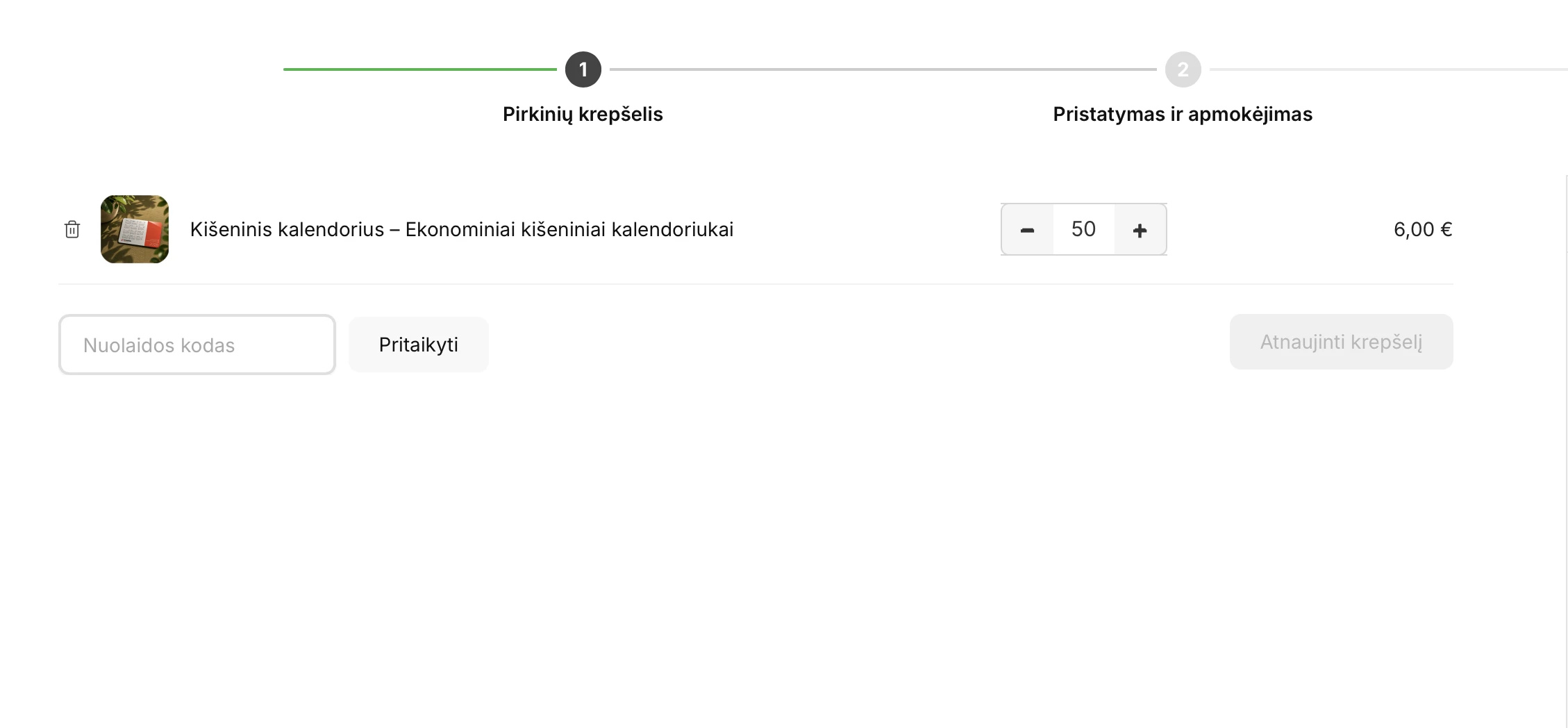 WooCommerce cart showing PinkAgent tier pricing and selected option details